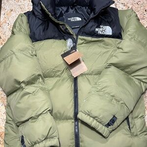 The North Face Green and Black Jacket